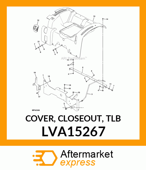 COVER, CLOSEOUT, TLB LVA15267