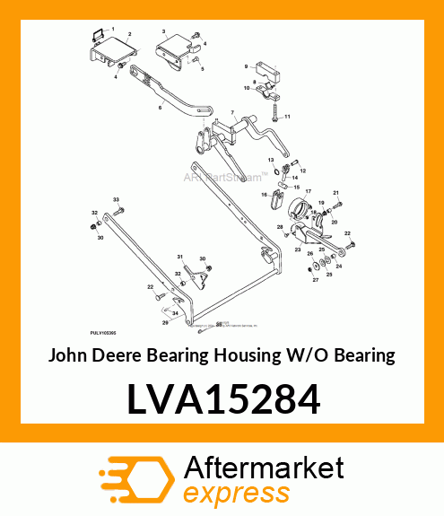 HOUSING, AUTODECK COUPLER BEARING LVA15284