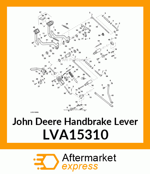 LEVER, HANDBRAKE LVA15310