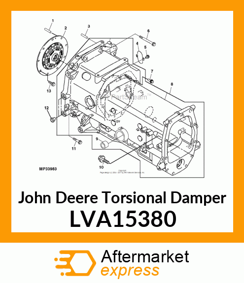 DAMPER, HST LVA15380