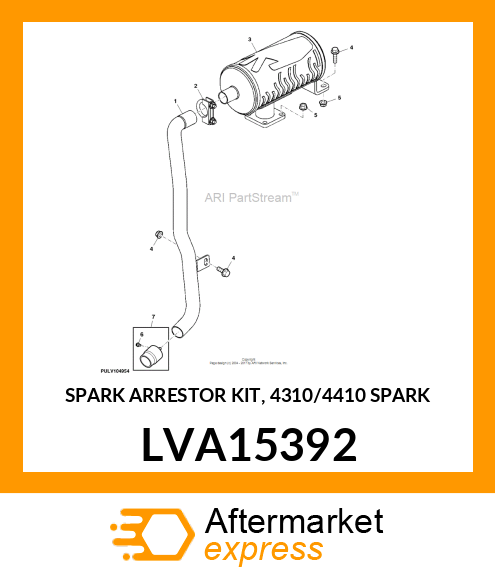 SPARK ARRESTOR KIT, 4310/4410 SPARK LVA15392