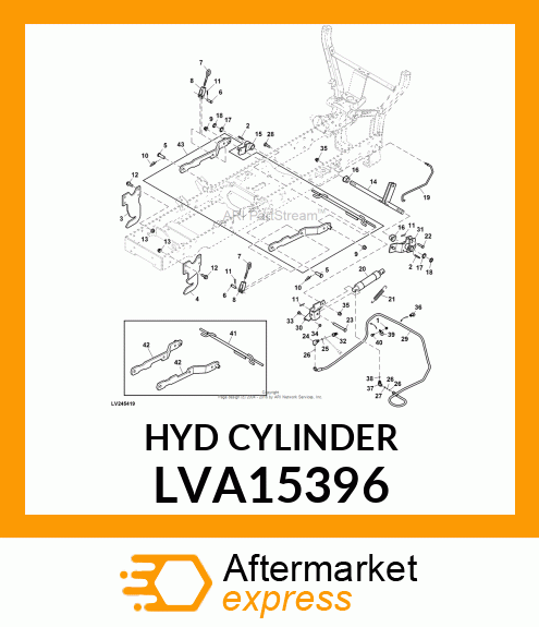 HYDRAULIC CYLINDER LVA15396