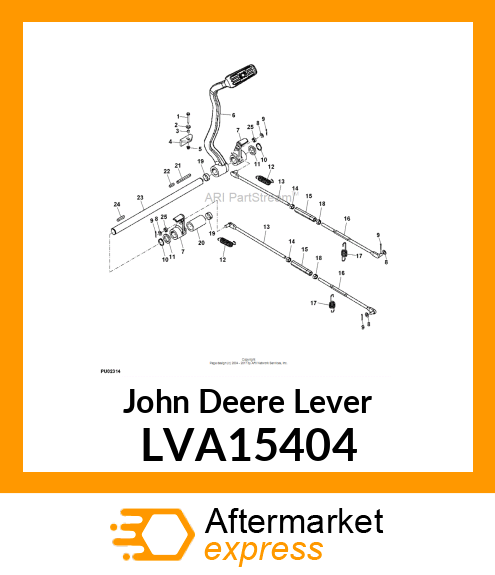 LEVER, BRAKE LVA15404