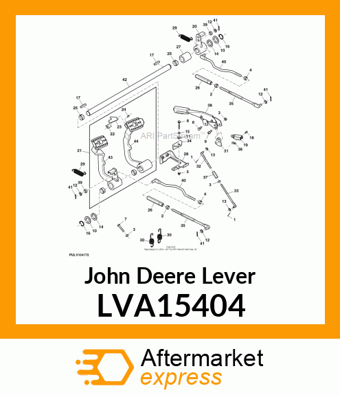 LEVER, BRAKE LVA15404