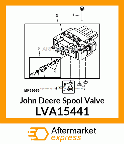 VALVE, 3 SPOOL SCV 31 LVA15441