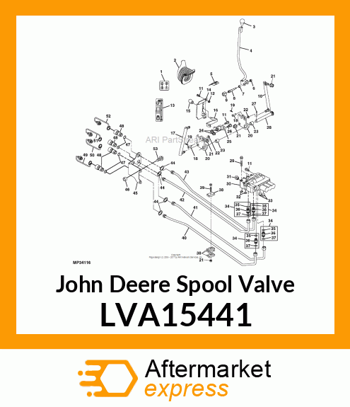 VALVE, 3 SPOOL SCV 31 LVA15441