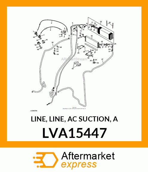 LINE, LINE, AC SUCTION, A LVA15447