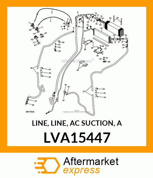 LINE, LINE, AC SUCTION, A LVA15447