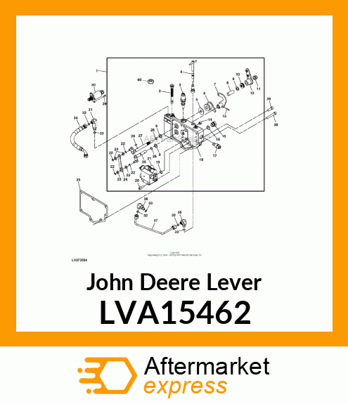 LEVER, POS INPUT ASM LVA15462