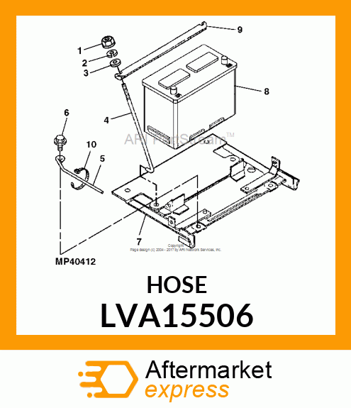 HOSE, BATTERY, 3X20 LVA15506