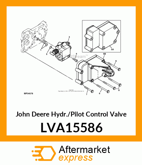 ROCKSHAFT CONTOL VALVE, HEMA LVA15586