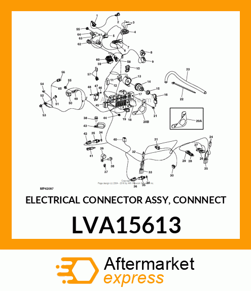 ELECTRICAL CONNECTOR ASSY, CONNNECT LVA15613