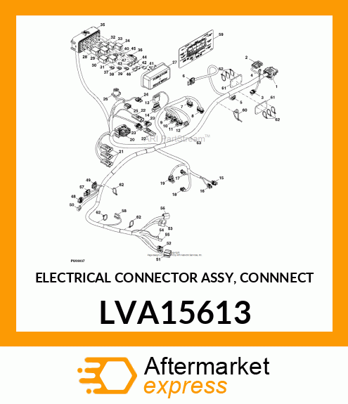 ELECTRICAL CONNECTOR ASSY, CONNNECT LVA15613