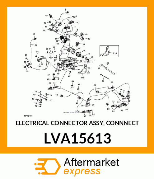 ELECTRICAL CONNECTOR ASSY, CONNNECT LVA15613