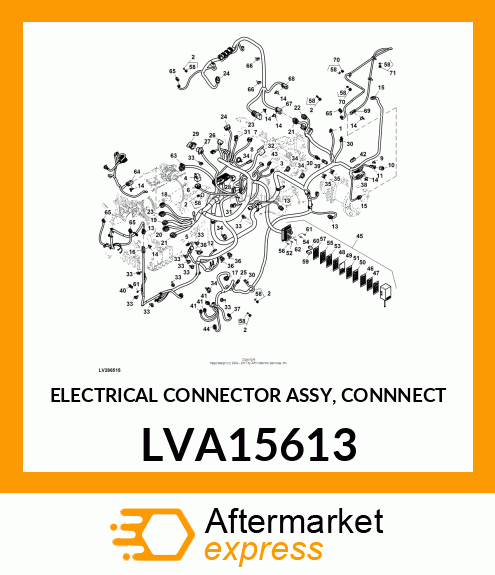 ELECTRICAL CONNECTOR ASSY, CONNNECT LVA15613