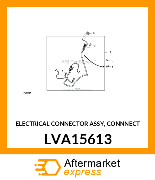 ELECTRICAL CONNECTOR ASSY, CONNNECT LVA15613