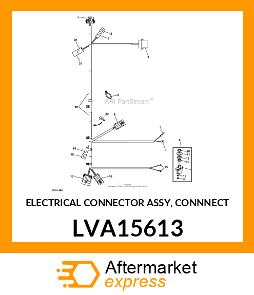 ELECTRICAL CONNECTOR ASSY, CONNNECT LVA15613