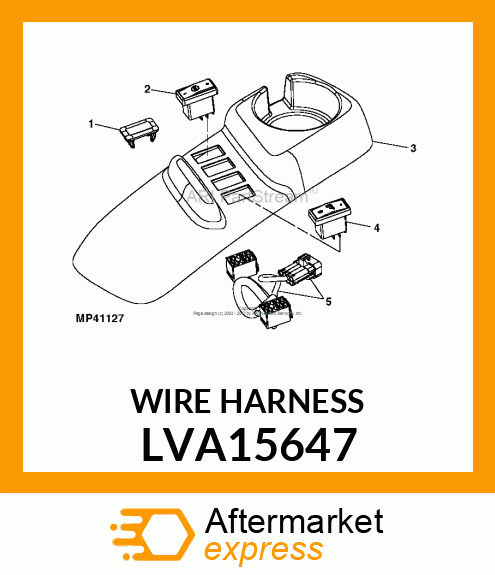 HARNESS, WIRING STD CRUISE 45/4720 LVA15647