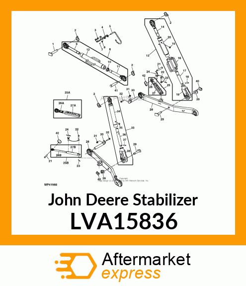 STABILIZER, SWAY BAR LVA15836