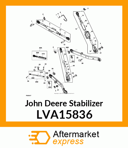 STABILIZER, SWAY BAR LVA15836