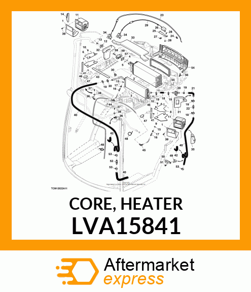 CORE, HEATER LVA15841