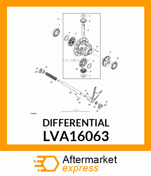 DIFFERENTIAL LVA16063