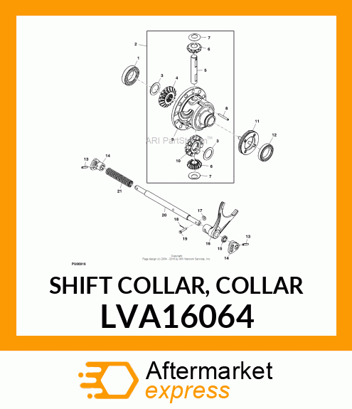 SHIFT COLLAR, COLLAR LVA16064