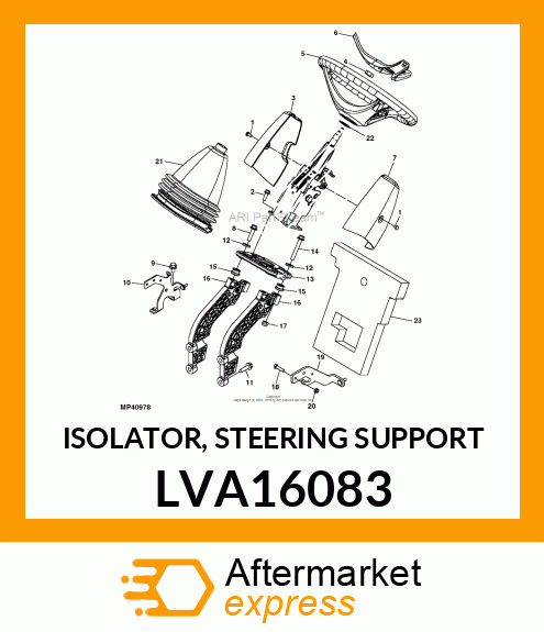 ISOLATOR, STEERING SUPPORT LVA16083