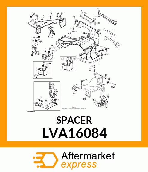 ISOLATOR, FLOORBOARD LVA16084