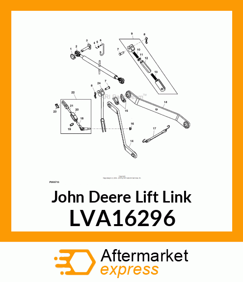 LIFT LINK, ADJUSTABLE LVA16296