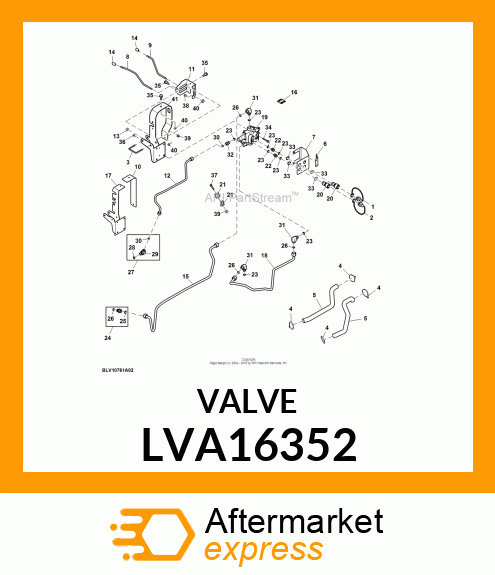 VALVE, 2 SPOOL SCV LVA16352