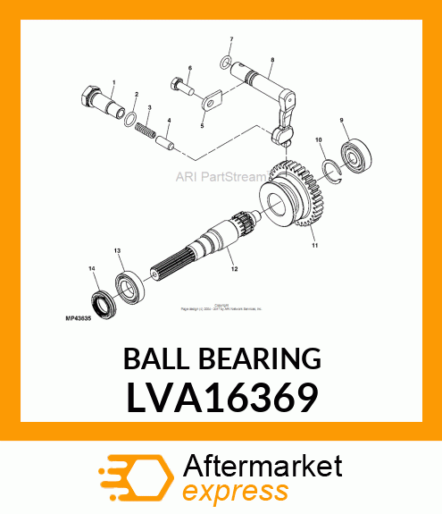 BALL BEARING LVA16369