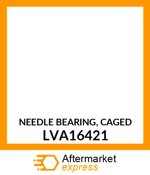 NEEDLE BEARING, CAGED LVA16421