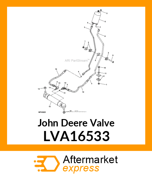 VALVE, STEERING UNIT OSPM 63 ON LVA16533