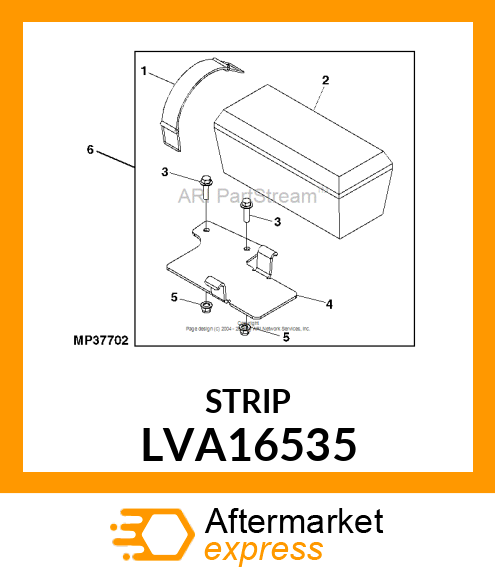 STRAP, RUBBER LVA16535