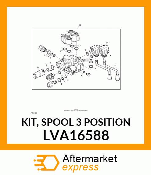 KIT, SPOOL 3 POSITION LVA16588