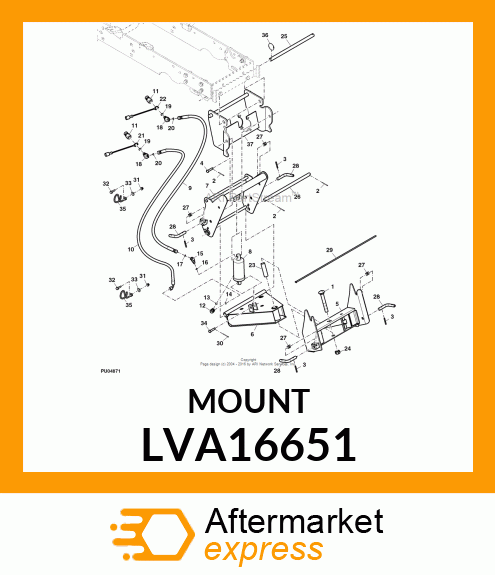 Bracket (LVA22590) LVA16651