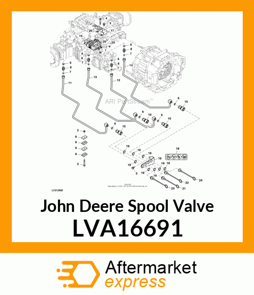 VALVE, DUAL SCV W/ RELIEF,MONOBLOCK LVA16691