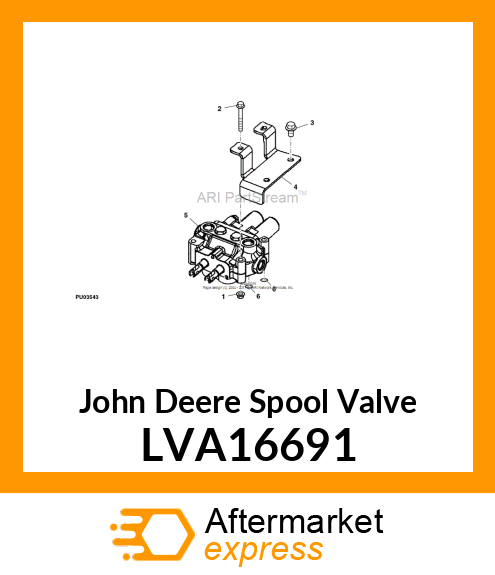 VALVE, DUAL SCV W/ RELIEF,MONOBLOCK LVA16691