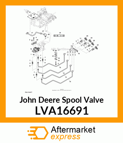 VALVE, DUAL SCV W/ RELIEF,MONOBLOCK LVA16691