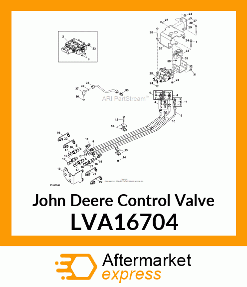 VALVE, DUAL SCV W/RELIEF, 45LPM LVA16704