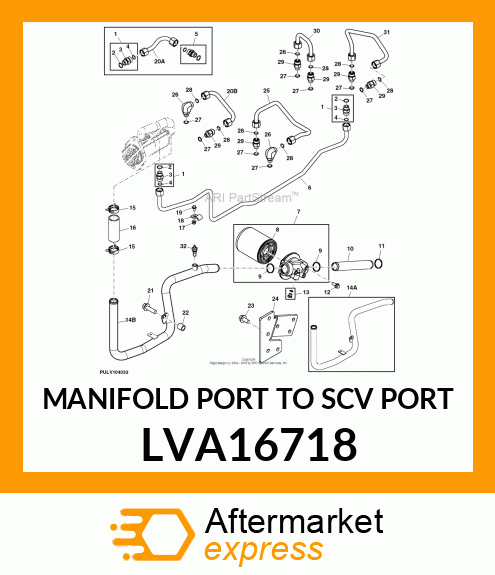 MANIFOLD PORT TO SCV PORT LVA16718