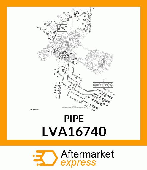 LINE, SCV TO ROCKSHAFT LVA16740