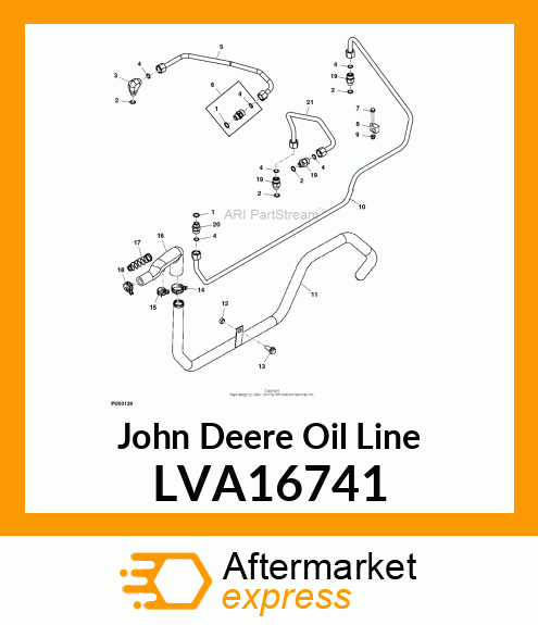 LINE, SCV TO TANK LVA16741