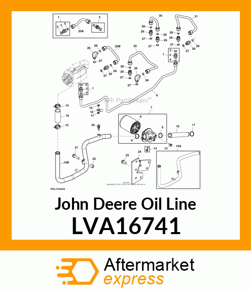 LINE, SCV TO TANK LVA16741