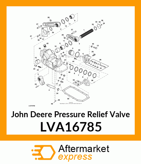 VALVE, HITCH RELIEF LVA16785