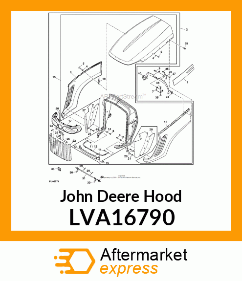 HOOD, ASSEMBLY LVA16790