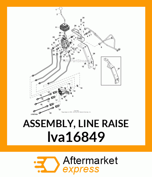 ASSEMBLY, LINE RAISE lva16849