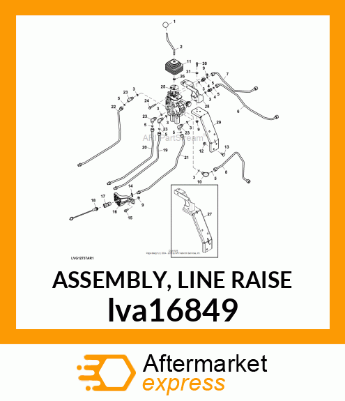 ASSEMBLY, LINE RAISE lva16849