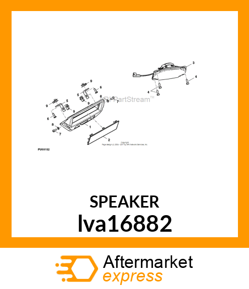 SPEAKER, SPEAKER, 4 X 6, JENSEN lva16882